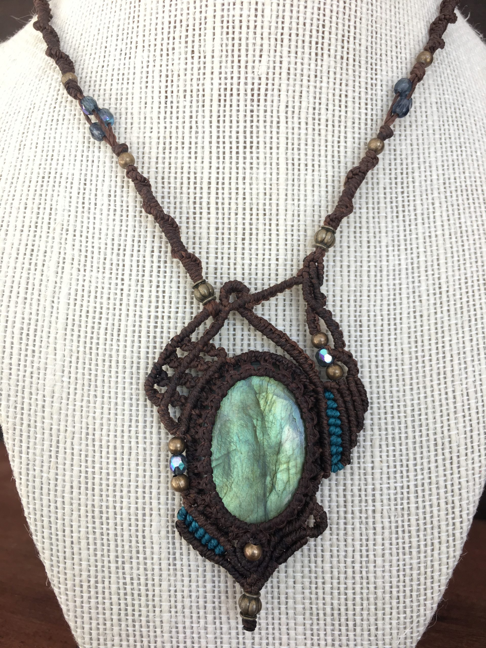 Labradorite & Czech Glass – SOLD